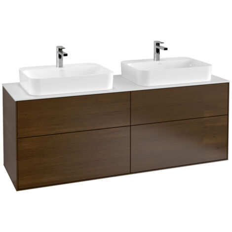 Villeroy &amp Boch Finion meuble sous lavabo, pour 2 vasques,