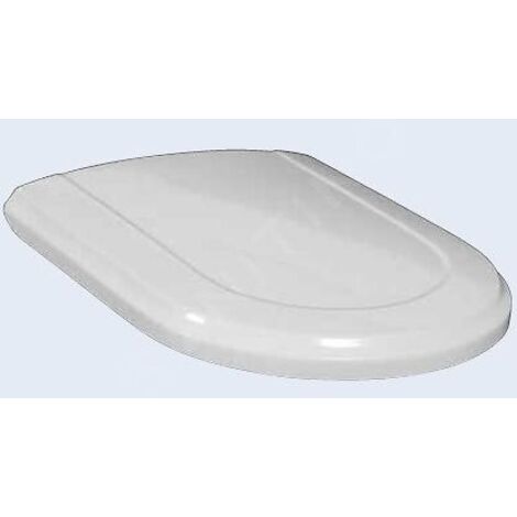Villeroy &amp Boch Hommage Siège de WC, ovale, charnières laiton