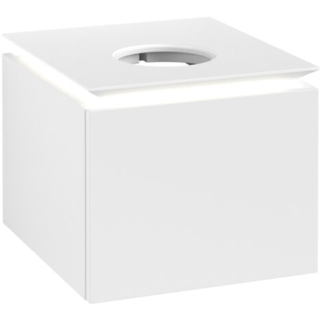 Villeroy &amp Boch Legato meuble sous lavabo, 1 tiroir, lavabo