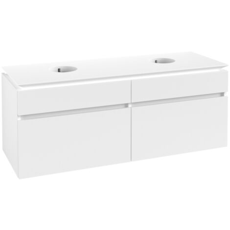 Villeroy &amp Boch Legato meuble sous lavabo, 4 tiroirs, pour 2
