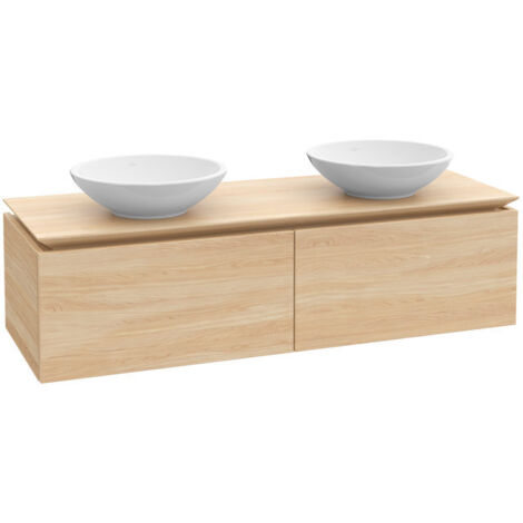 Villeroy &amp Boch Legato mueble bajo para lavabo, 2 extraíbles,