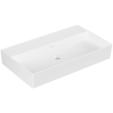 Villeroy &amp Boch Memento 2.0 lavabo mural, sans trou pour