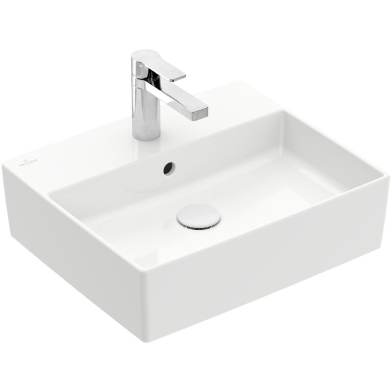 Villeroy&boch - Vasque à poser villeroy et boch Memento 2.0 blanc avec trop plein 50 x 42 cm