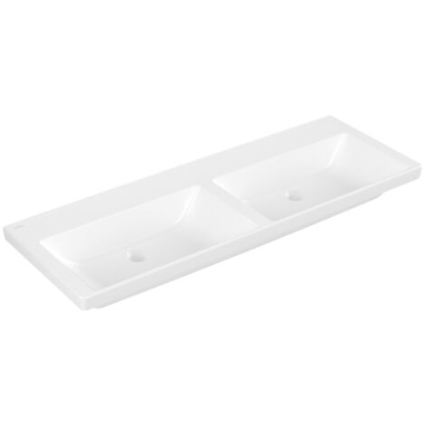 Villeroy &amp Boch Subway 3.0 armario lavabo doble, sin agujero