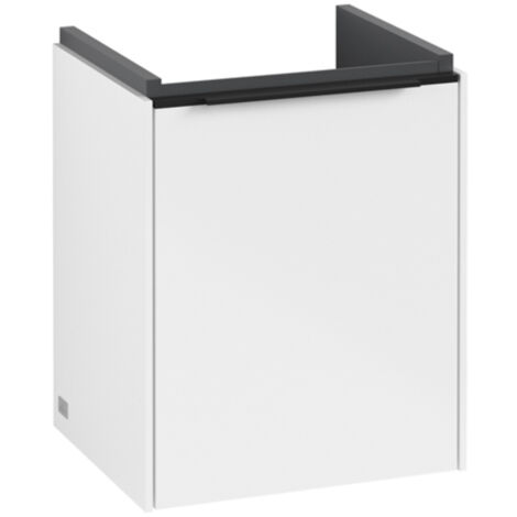 Villeroy &amp Boch Subway 3.0 armoire sous lavabo, 1 porte butée
