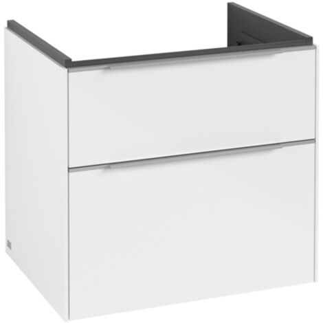 Villeroy & Boch Subway 3.0 armoire sous lavabo, 2 tiroirs,