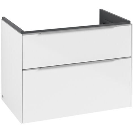 Villeroy & Boch Subway 3.0 armoire sous lavabo, 2 tiroirs,