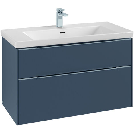 Villeroy &amp Boch Subway 3.0 armoire sous lavabo, éclairage