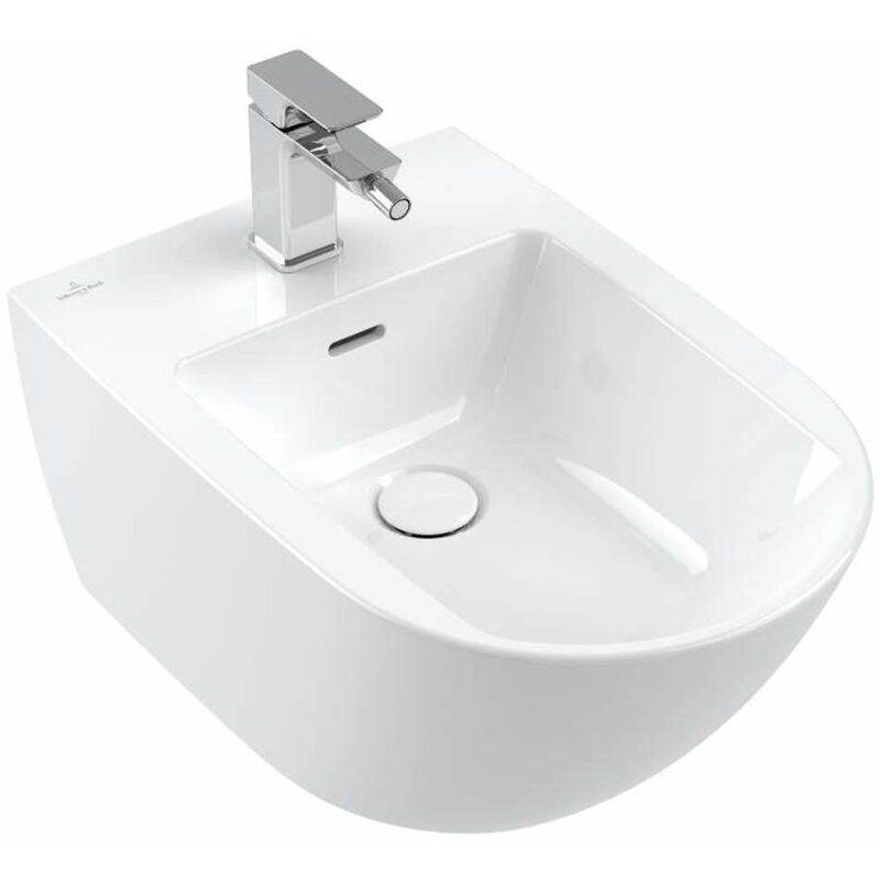 Villeroy&boch - Subway 3.0 - Bidet suspendu 560x375 mm, avec trop-plein, trou pour robinet, blanc alpin 44700001