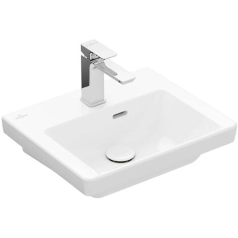 Villeroy &amp Boch Subway 3.0 lave-mains, 1 trou pour robinet,