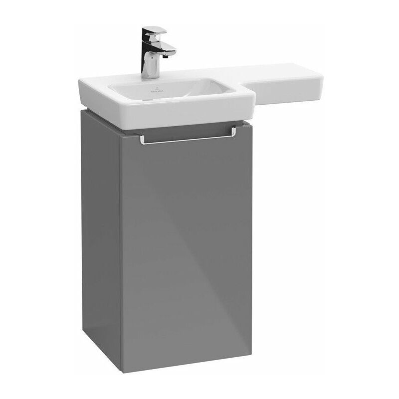 

Villeroy&boch - Mueble de baño, 350 x 620 x 335 mm, modelo suspendido, en madera Lacada Negro Mate