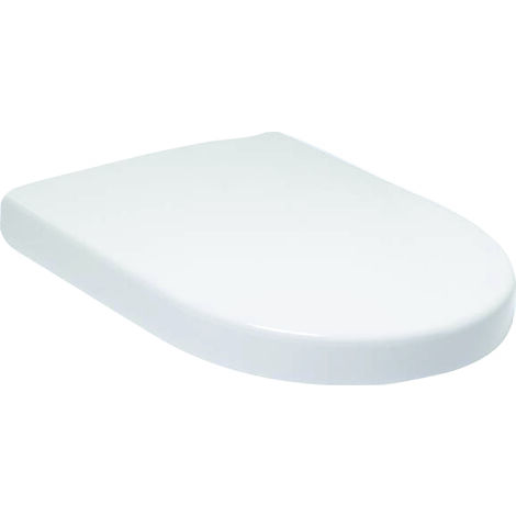 Villeroy & Boch – Abattant WC Subway 2.0 en Duroplast – Charnières inox – Soft Close et Quick Release – Ovale blanc 375x465mm - 9M68S101