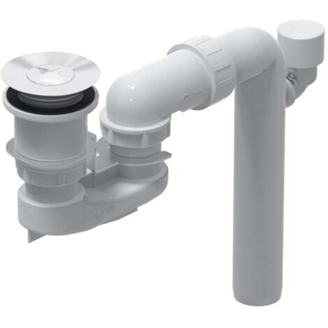 Villeroy & Boch Accesorios - Juego de desagüe y rebosadero para bañera,ViFlow, blanco alpino U90953001