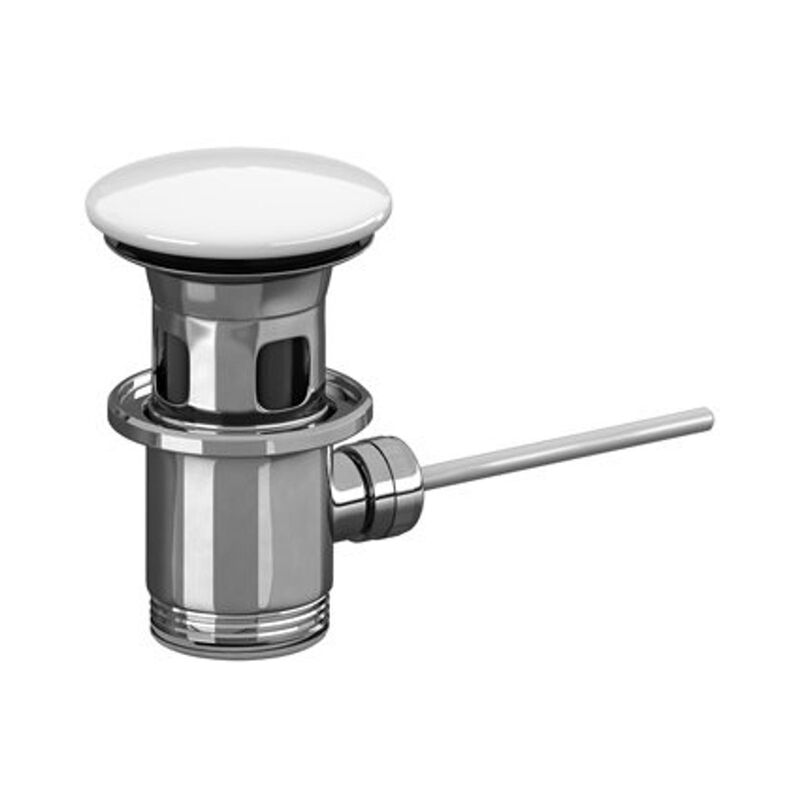 Villeroy&boch - Bonde obturable avec couvercle plat en céramique Ceramic+ stone white