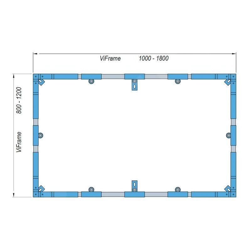 Villeroy&boch - Accessoires - Cadre de montage ViFrame pour receveurs en Quaryl à partir de 1000 x 1000 mm U91412400