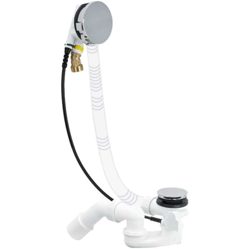 Villeroy&boch - Accessoires - Garniture de vidage, de trop-plein et de remplissage, chrome U90960361