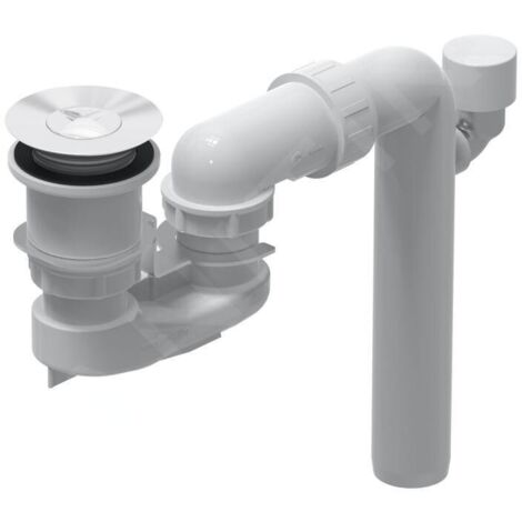 Villeroy & Boch Accessoires - Garniture de vidage et trop-plein pour baignoire, ViFlow, blanc alpin U90953001