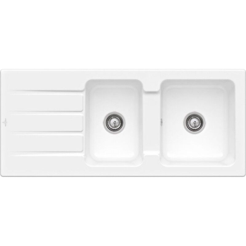 Villeroy&boch - Evier 1 bac et demi Architectura villeroy et boch 80 116 x 51 cm Blanc sans vidage