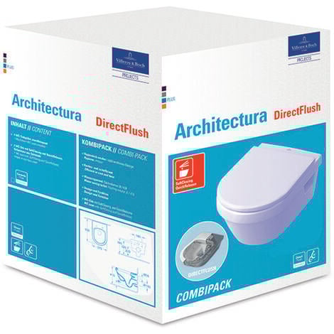 Villeroy & Boch Architectura Combi-Pack Tiefspül- WC DirectFlush