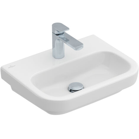 Villeroy & Boch Architectura Handwaschbecken, eckig, Hahnloch