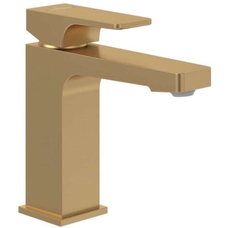 Villeroy & Boch Architectura Square - Waschtischarmatur, Gold gebürstet TVW12500400076