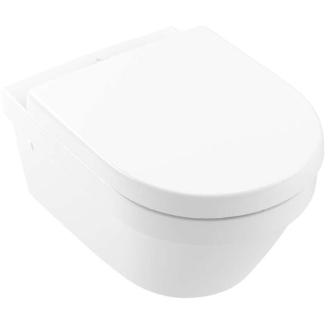 Villeroy & Boch Architectura - Wand WC, mit Sitz SoftClosing, DirectFlush, alpinweiß 4694HR01