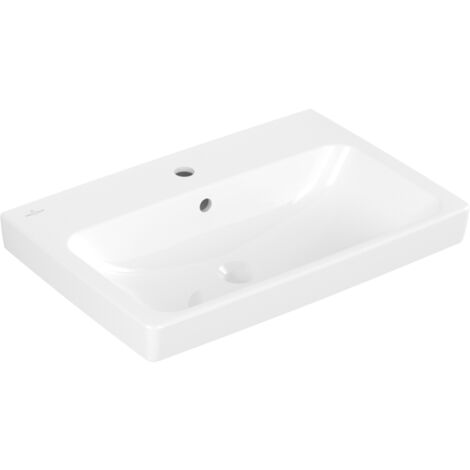 Villeroy & Boch Architectura - Waschtisch 65x45 cm, mit Überlauf, Hahnloch, Alpinweiß 4A876501