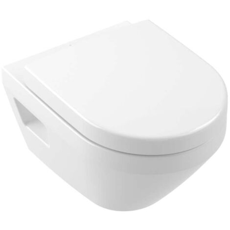 Villeroy & Boch Architectura - WC suspendu avec abattant SoftClosing, DirectFlush, TwistFlush, blanc alpin 4687CL01