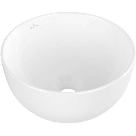 Villeroy & Boch Artis - Lavamani da appoggio, diametro 33 cm, senza troppopieno, bianco alpino 43893201
