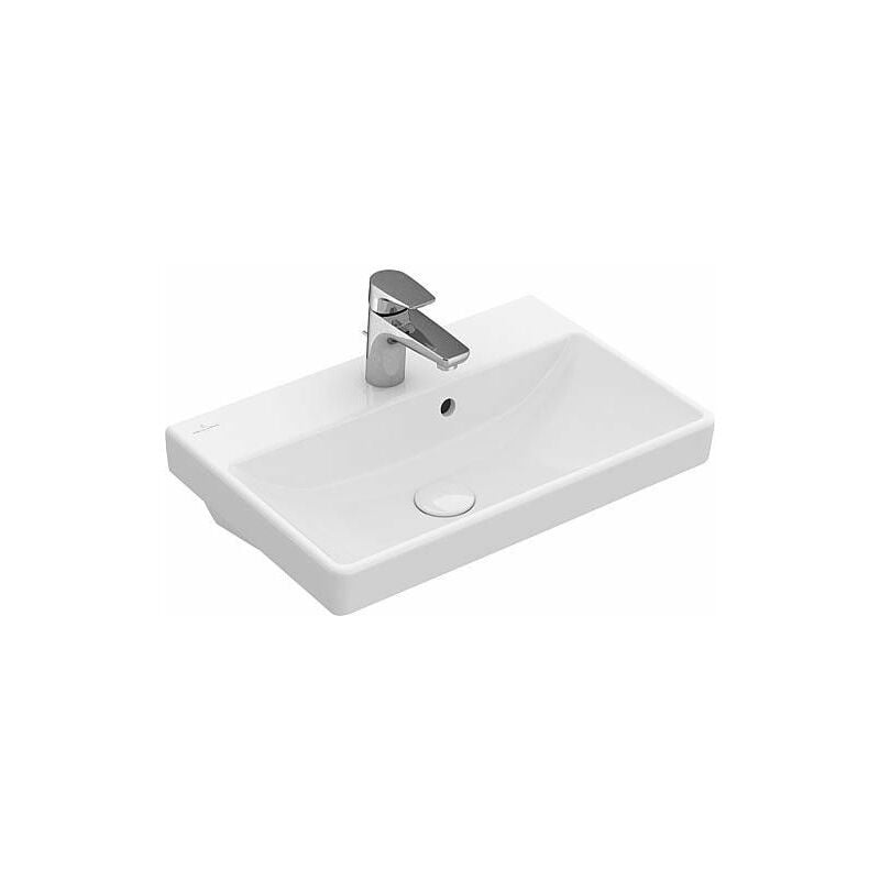 Vasque VetB Avento 550x370x155, trop-plein, blanc