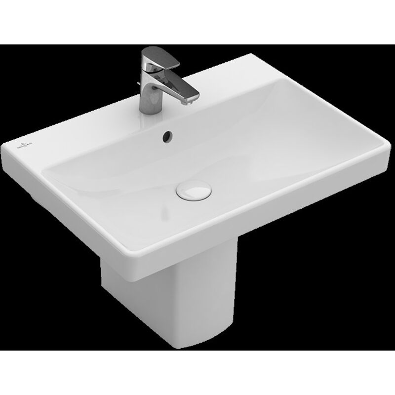 Villeroy&boch - Avento Lave-mains, 650x470mm, 1 trou pour