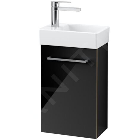 Villeroy & Boch Avento - Meuble-vasque, 340x514x202 mm, 1 porte, Crystal Black A87600B3