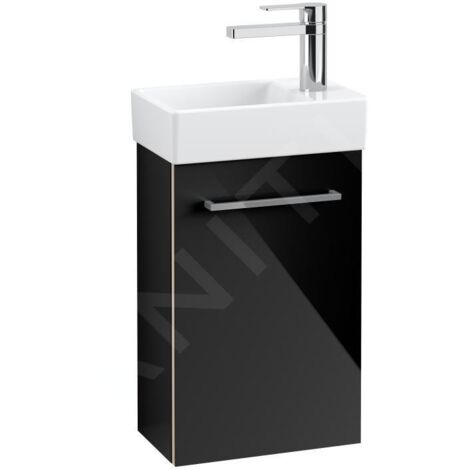 Villeroy & Boch Avento - Meuble-vasque, 340x514x202 mm, 1 porte, Crystal Black A87601B3