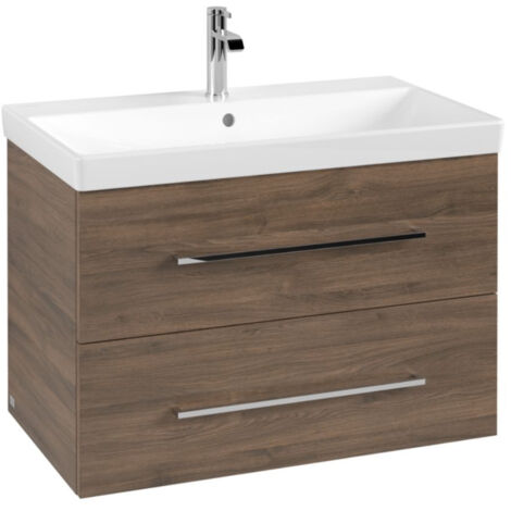Villeroy & Boch Avento - Meuble-vasque, 780x514x452 mm, 2 tiroirs, Arizona Oak A89100VH
