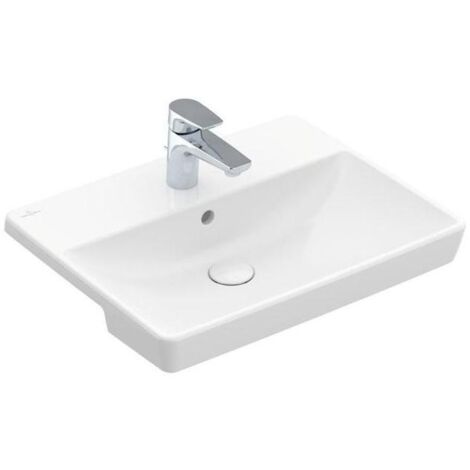 Villeroy & Boch Avento Vorbauwaschtisch, 1 Hahnloch, mit