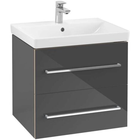 Villeroy & Boch Avento - Waschtischunterschrank, 58x51x45 cm , 1 Auszug,  Crystal Grey A88900B1
