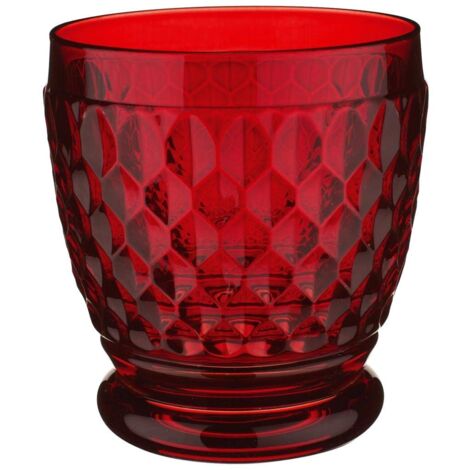Villeroy & Boch Boston Coloured Calice Acqua, 330 ml, Vetro Cristallo, Rosso, 1 Unità (Confezione da 1)