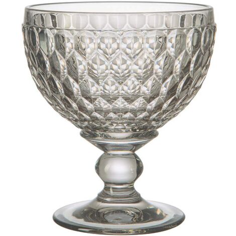 Villeroy & Boch Boston Coloured Coppa da Spumante, Bicchiere Stravagante e dal Design Elegante per Prosecco e Champagne, 400 ml, Vetro Cristallo, Grigio
