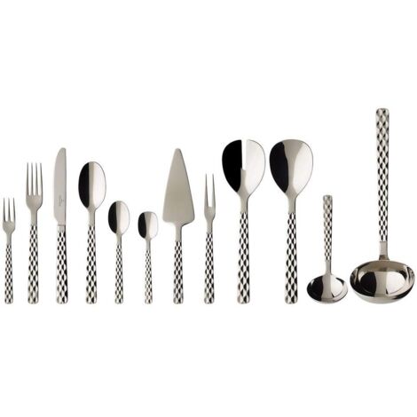 Villeroy & Boch Boston Posate da Tavola per 12 Persone, Acciaio Inossidabile