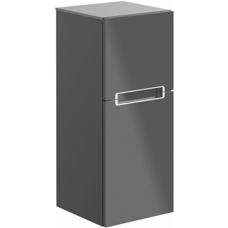 

Villeroy & Boch Cabinet Subway 2.0 A714, parada a la izquierda, placa de cubierta Gris plata, color: Blanco brillante, mango: plata mate - A7140RDH