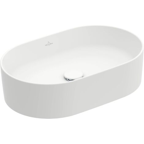 Villeroy & Boch Collaro Aufsatzwaschbecken, oval, ohne Hahnloch,