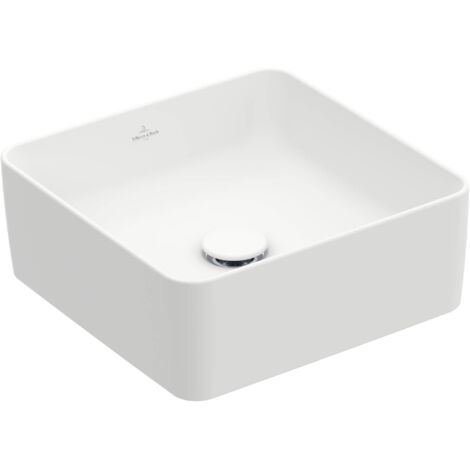 Villeroy & Boch Collaro Aufsatzwaschbecken, quadrat, ohne