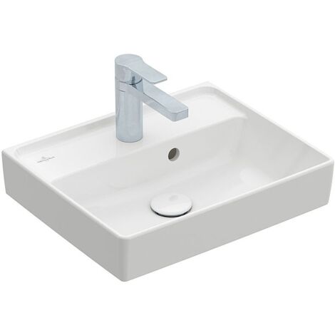 Villeroy & Boch Collaro Handwaschbecken, 1 Hahnloch, mit