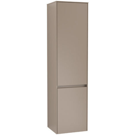 Villeroy & Boch Collaro - Meuble haut, 404x1538x349 mm, 2 portes, charnières à droite, Glossy White C03301DH