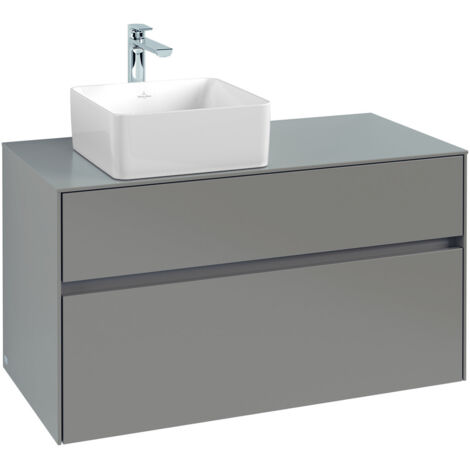 Villeroy & Boch Collaro Meuble sous-lavabo, 2 tiroirs, lavabo à