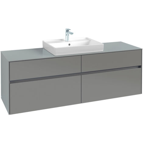 Villeroy & Boch Collaro Meuble sous-lavabo, 4 tiroirs, lavabo au