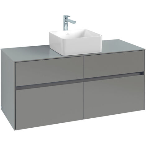 Villeroy & Boch Collaro Meuble sous-lavabo, 4 tiroirs, lavabo au