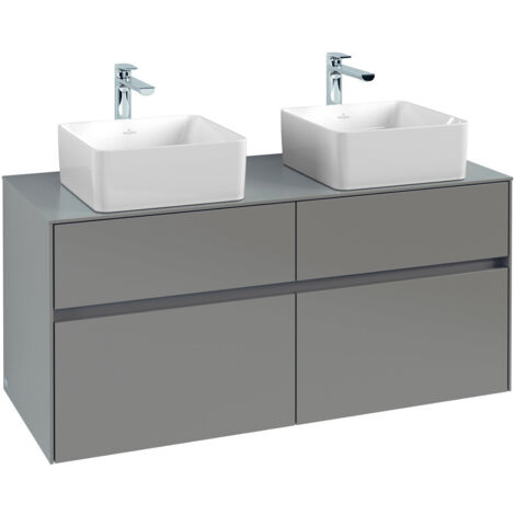 Villeroy & Boch Collaro Meuble sous-lavabo, 4 tiroirs, pour 2