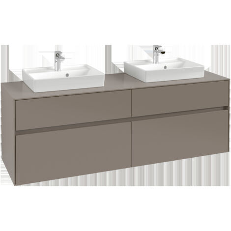 Villeroy & Boch Collaro Meuble sous-lavabo, pour 2 lavabos,