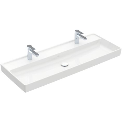 Villeroy & Boch Collaro Schrankwaschtisch, 2 Hahnlöcher, ohne